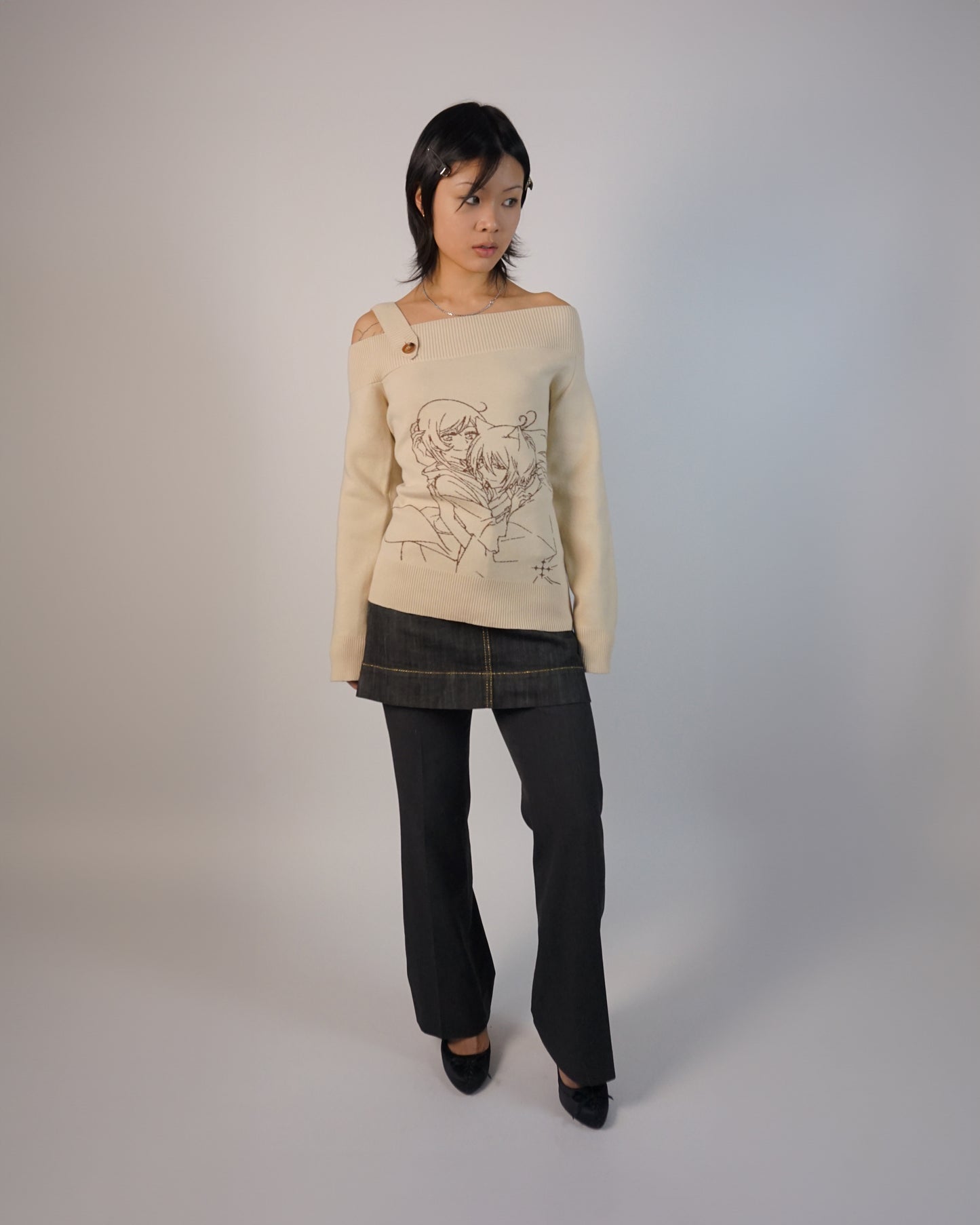 Tomoe and Nanami Off-Shoulder Sweater PRE-ORDER – Kamisama Kiss 2