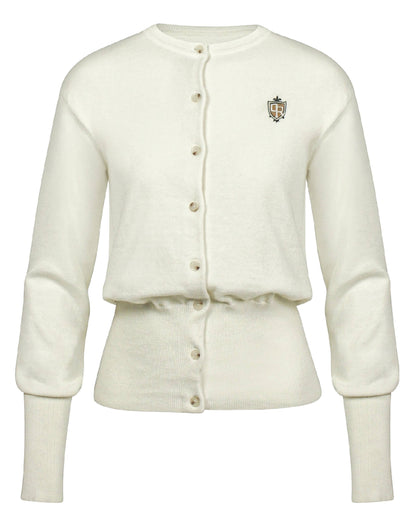 Academy Cardigan in Ivory