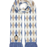Academy Argyle Wool Scarf