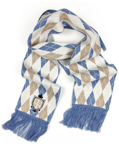 Academy Argyle Wool Scarf