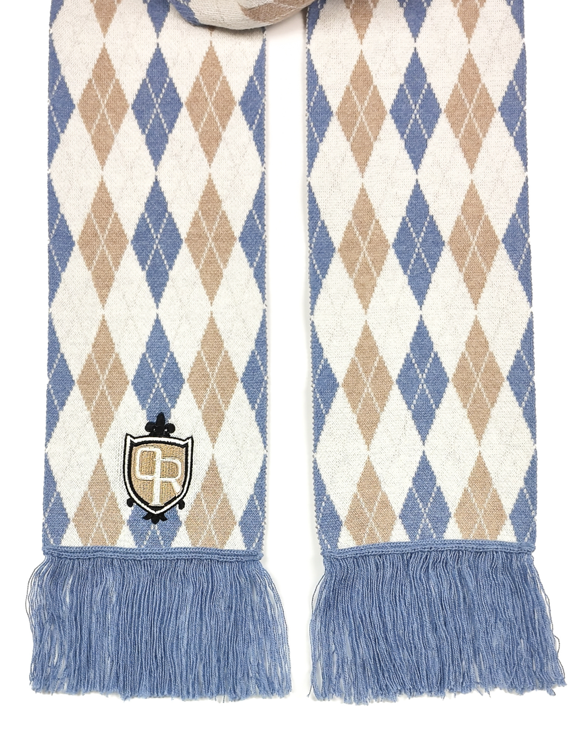 Academy Argyle Wool Scarf