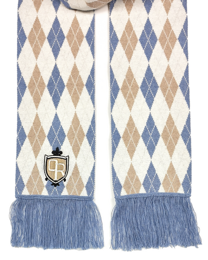 Academy Argyle Wool Scarf
