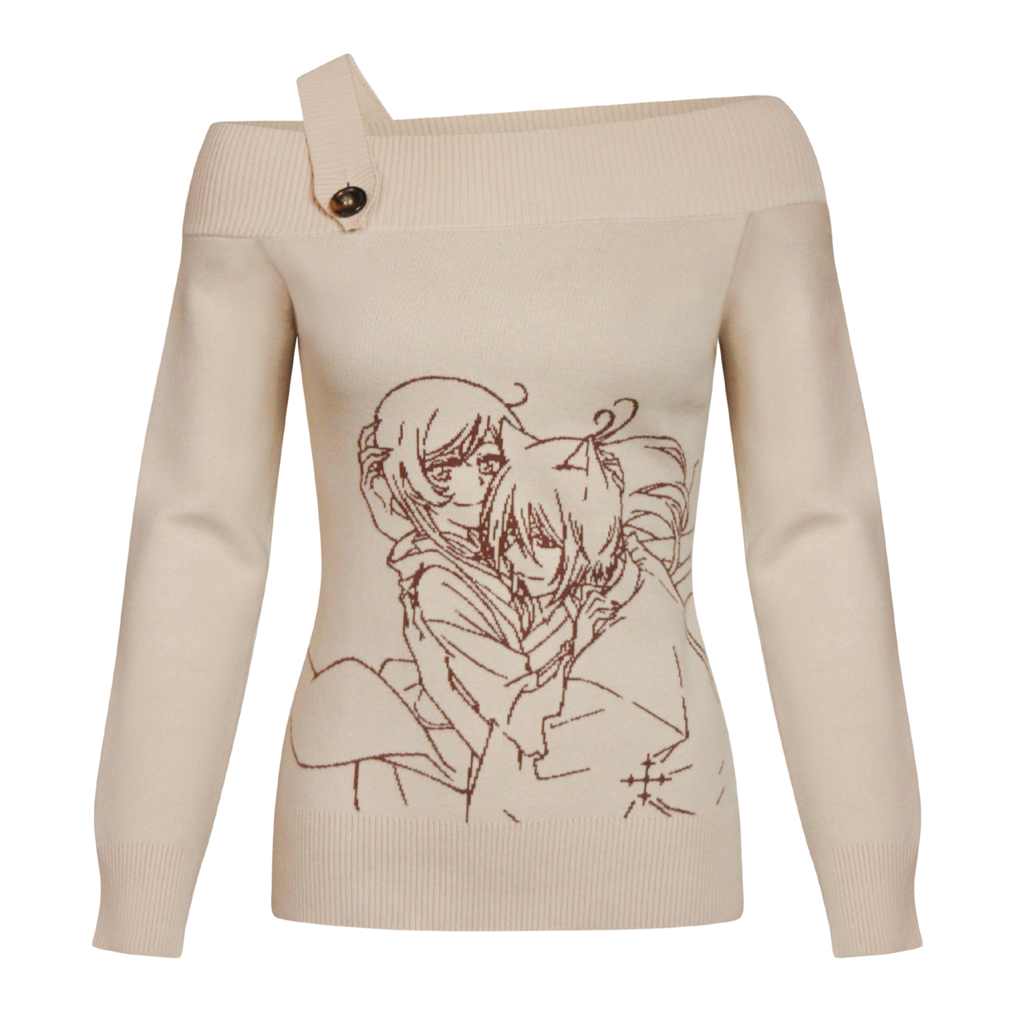 Tomoe and Nanami Off-Shoulder Sweater – Kamisama Kiss 2