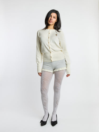 Academy Cardigan in Ivory