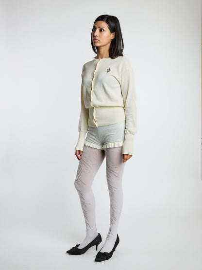 Academy Cardigan in Ivory