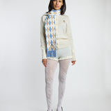 Academy Cardigan in Ivory
