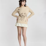 Tomoe and Nanami Off-Shoulder Sweater